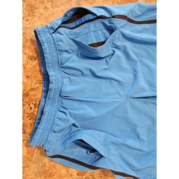 Lululemon Men Blue Pace Breaker‎ Running Short With Liner 26" Waist 9" Insea(L6) - Picture 6 of 9